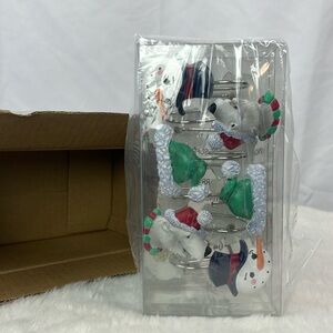12 North Pole friends curtain rod hooks new